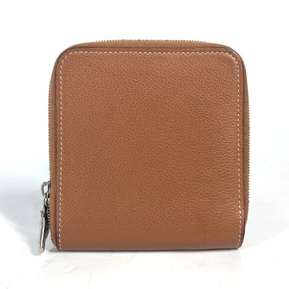 HERMES Zip Around Zip Ungo Horse Compact Wallet Billfold Folded wallet - Picture 1 of 15